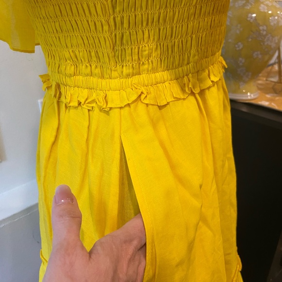 NWT HAPPY X NATURE Kate Hudson off the shoulder Dress sz.small(L-Junior) - Picture 9 of 9